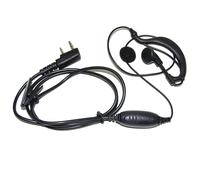 HQRP G Forma 2 Pin Auricolare Cuffie Ptt Mic per Kenwood Serie Radio Dispositivi