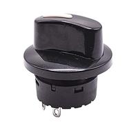 HQRP Interruttore rotativo con manopola 120V 8A 1-Pole 2-Way SPDT