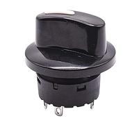 HQRP Interruttore rotativo con manopola 120V 8A 1-Pole 3-Way SP3T