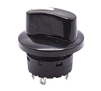 HQRP Interruttore rotativo con manopola 120V 8A 1-Pole 4-Way SP4T