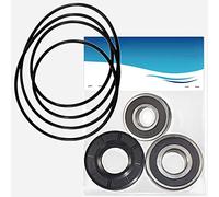 HQRP Kit cuscinetto e guarnizione compatibile con LG Kenmore 4036ER2004A 4036ER4001B 4280FR4048E 4280FR4048L WM2432HW WM2442HW WM2455HG WM2487HRM WM2501HVA WM2677HSM Sostituzione della vasca della rondella del carico anteriore