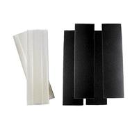 HQRP Kit filtro 2 prefiltri HEPA e 8 carbonio compatibili con Fellowes AeraMax 100 purificatore d'aria modello 90, 100, DB5, DX5; parte 40101701, 9287001, 9324001