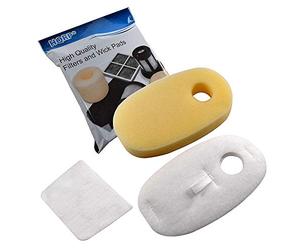 HQRP Kit filtro schiuma e feltro per Shark Rocket DuoClean serie HV380, HV380EU, HV380UK, HV381, HV382, HV384 Aspirapolveri verticali