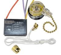 HQRP Kit Soffitto Ventola Condensatore CBB61 4.8uf+6uf+6uf 4-Wire E 3-Speed A