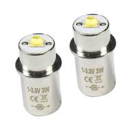 HQRP Lampadina a LED 3W di alta capacità per Mag-Lite 2 3 D C celle torce elettriche LMSA201 Mag-num Star Xenon ricambio