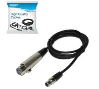HQRP Microfono Adattatore Cavo Per PG1 PGX1 Pgx-D PGXD1 Qlx-D QLXD1 SC1 Slx