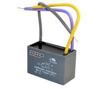 HQRP Motore Soffitto Ventola Condensatore 1.5uF + 3uF 3-Wire CBB61 Ricambio (1x