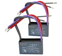 HQRP Motore Soffitto Ventola Condensatore 2.5uF+3.5uF+4uF 5 Filo CBB61 (1x O