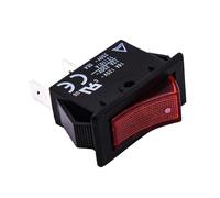 HQRP On Off Rosso Rocker Interruttore 2-Prong 16A 125V per Delta 1343614 SM600