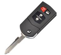 HQRP Pieghevole Chiave Remoto Custodia W/4 Pulsanti per Mazda CX-7 CX-9 MX-5