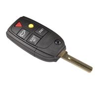 HQRP Pieghevole Chiave Remoto Custodia W/5 Pulsanti per Volvo V70 S60 S80 XC70