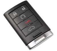 HQRP Remoto Custodia Cover Portachiavi 5 Pulsanti Per Cadillac Ats K Dts Sts SRX