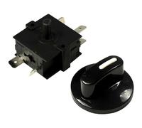 HQRP Resistente Rotante Interruttore 4-Position 3-Speed 120-250V 15A Fan Cambio