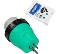 HQRP Rv Elettrico Bloccaggio Adattatore 15A Maschile 50A Femminile Potenza Cavo