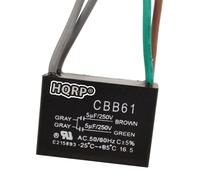 HQRP Soffitto Ventola Condensatore 250VAC 5uf + 5uf 4-Wire CBB61 Ricambio