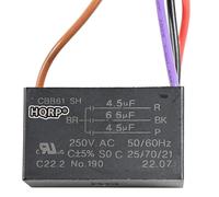 HQRP Soffitto Ventola Condensatore CBB61 4.5uf+4.5uf+6.6uf 4-Wire