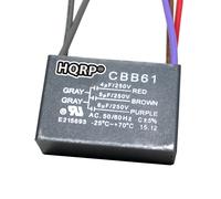 HQRP Soffitto Ventola Condensatore Motore 4.5uf+5uf+6uf 5-Wire / #CBB61