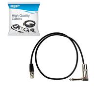 HQRP TA4F Mini connettore a 1/4 di cavo dello strumento ad angolo retto per Line-6 Relay G50, G55, G90 Sistema di chitarra digitale wireless L6C-R TBP12 98-033-0003