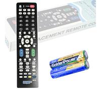 HQRP Telecomando universale per televisori di Sharp LC-52SB57U LC-60E78UN LC-60E79U LC-60LE600U LC-60LE6300U LC-60LE630U HD AQUOS LED TV