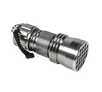 HQRP Torcia professionale UV 21 LED con lunghezza d'onda 380 nm per geologia/mineralogia/rivelamento dei roditori/controllo d'inchiostri attivati a UV