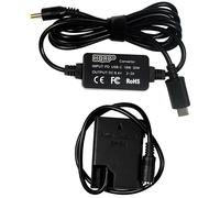 HQRP Usb-C Dc Convertitore per Nikon Fotocamera Digitale, EP-5A EN-EL14 AC Cavo
