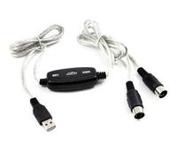 HQRP USB Interno ed Midi Interfaccia Cavo Convertitore PC To Musica Tastiera