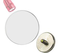 HQRP Vetro Lente + 3W Lampadina Bipin LED Modulo per Mini Maglite 2-Cell Aa