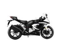 HQRTYBI 1/12 per Z800 6R Racing Cross-country modello di moto simulazione MetalStreet Collection Present(bianco)