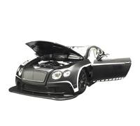 HQRTYBI 1:24 Per Continental GT3 Lega Rally Car Model Porte possono aprire acusto-ottica Fine Lavorazione (nero)