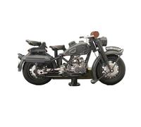 HQRTYBI 1:24 per modello di moto R75 da collezione, souvenir, statico, finito, ornamenti, regalo per adulti (giallo)