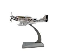 HQRTYBI 1:72 Per P-51D Mustang Fighter Alta Simulazione Diecast Lega di Metallo Modello Aereo Decorazione Display Collezione Presente