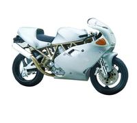HQRTYBI Duke Factory Edition - Modellino statico per moto da collezione, in scala 1:18, 250, colore: bianco