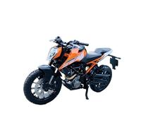 HQRTYBI Duke Factory Edition Statico Die Cast Veicoli 1:18 250 Modello Moto da Collezione (Arancione)