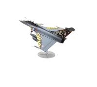 HQRTYBI Espositore jet da combattimento francese Rafale con base per camera da letto caffè libreria regalo (giallo)