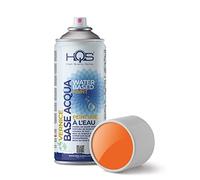 HQS Bomboletta di Vernice Spray 400ml Base Acqua Colori Ral (Ral 2004 Arancio)