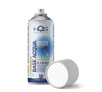HQS Bomboletta di Vernice Spray 400ml Base Acqua Colori Ral (Ral 9016 Bianco Opaco)