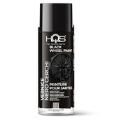 HQS Bomboletta di Vernice Spray 400ml per Cerchi Auto e Moto (Nero Lucido)