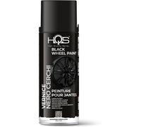HQS Bomboletta Di Vernice Spray 400Ml per Cerchi Auto E Moto (Nero Opaco)