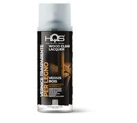 HQS Bomboletta di Vernice Spray 400ml Trasparente per Legno (Trasparente Satinato)