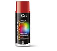 HQS Bomboletta di Vernice Spray Acrilica Colori Ral (Ral 3000 Rosso Fuoco)