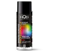 HQS Bomboletta di Vernice Spray Acrilica Colori Ral (Ral 9005 Nero Lucido)