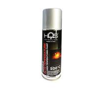HQS Bomboletta di Vernice Spray Alte Temperature Alluminio Opaco 400 ml