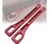 HQSDQYT 2 Pezzi Organizer per Spazi Vuoti per Seggiolini Auto per VW T-ROC (A1 2017-2025 2026), Riempitivo per Spazi dei Sedili Auto Car Seat Gap Filler,Red