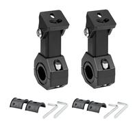 HQTS Supporto Del Faro Del Motociclo Staffa Di Montaggio Antinebbia Regolazione A 360 Gradi Adatto Per Barre Di Protezione Da 18 A 32 mm