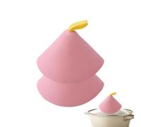 Hqunjikp Copri maniglie per pentole e padelle in silicone triangolare, protezione per le mani, guanto anti scottatura, 2 pezzi per pentole e coperchi per manopole di protezione, per cucina, sala da
