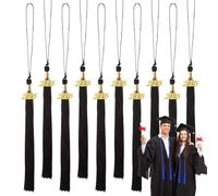 Hqunjikp Nappe per laurea, ciondolo a forma di cappello con ciondolo, ornamento per insegnanti, università, maestri, scuole superiori, università, 10 pezzi