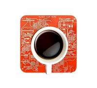 Hqunjikp Sottobicchiere per scrivania, resistente al calore, in fibra di vetro, moderno, per caffè, bevande, bar, scrivania, casa, cucina, camera da letto, cocktail, vino, bevande, acqua