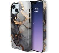 HQUSZPT Custodia magnetica compatibile per iPhone 17 Pro 5G, compatibile con Magsafe, copertura resistente a due strati, marmo moderno