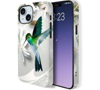 HQUSZPT Custodia magnetica compatibile per iPhone 17 Pro Max 5G, compatibile con Magsafe, copertura resistente a due strati, colibrì