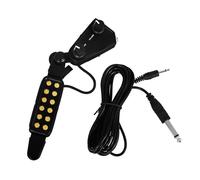HQWBVD Pickup per Chitarra Pickup per Chitarra Folk Non c'è Bisogno di Aprire Un Foro Foro per Chitarra in Legno Pickup Magnetico Volume Regolabile